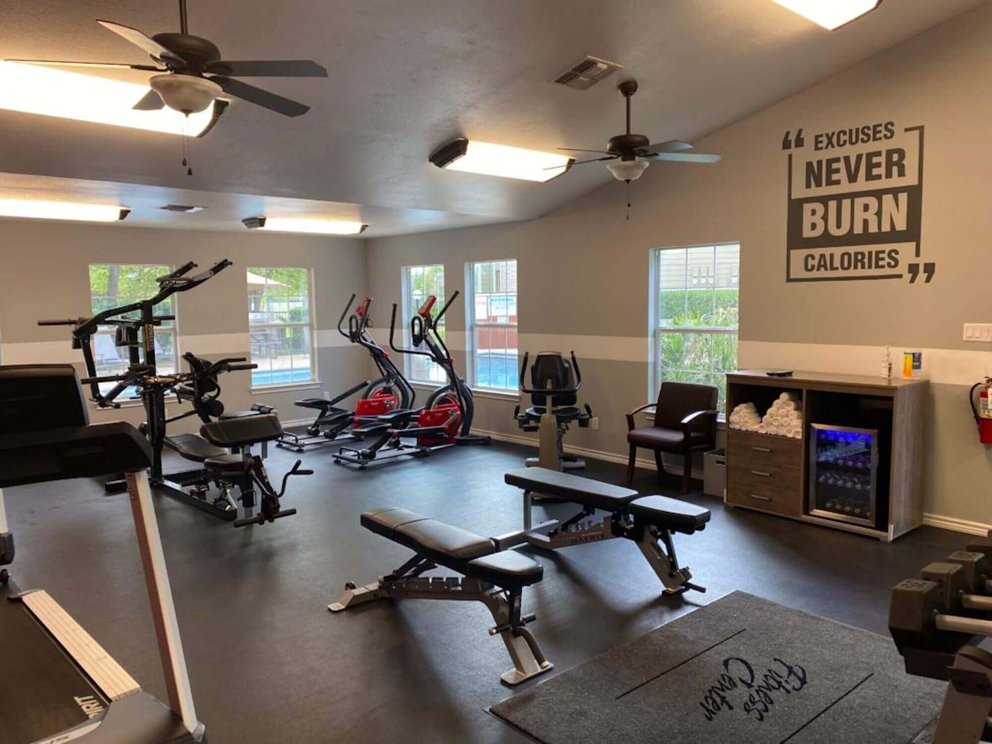 The Avalon Apartments fitness center